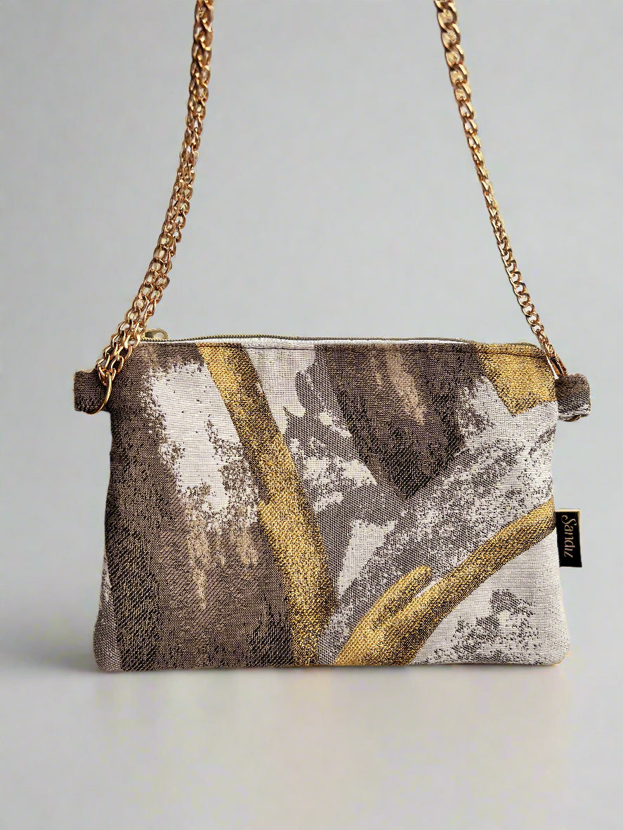 gold clutch bag gold bag crossbody bag brown bag black and gold bag