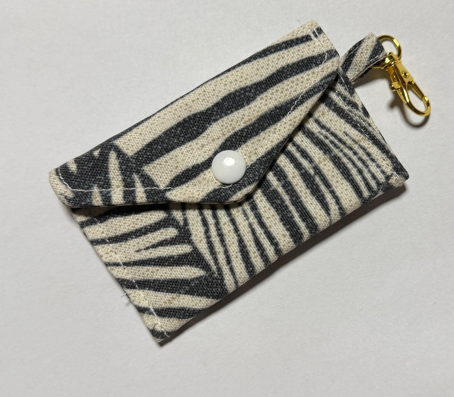 Leaves Shadows Tote bag Set, Black and Beige Handmade Tote Bag