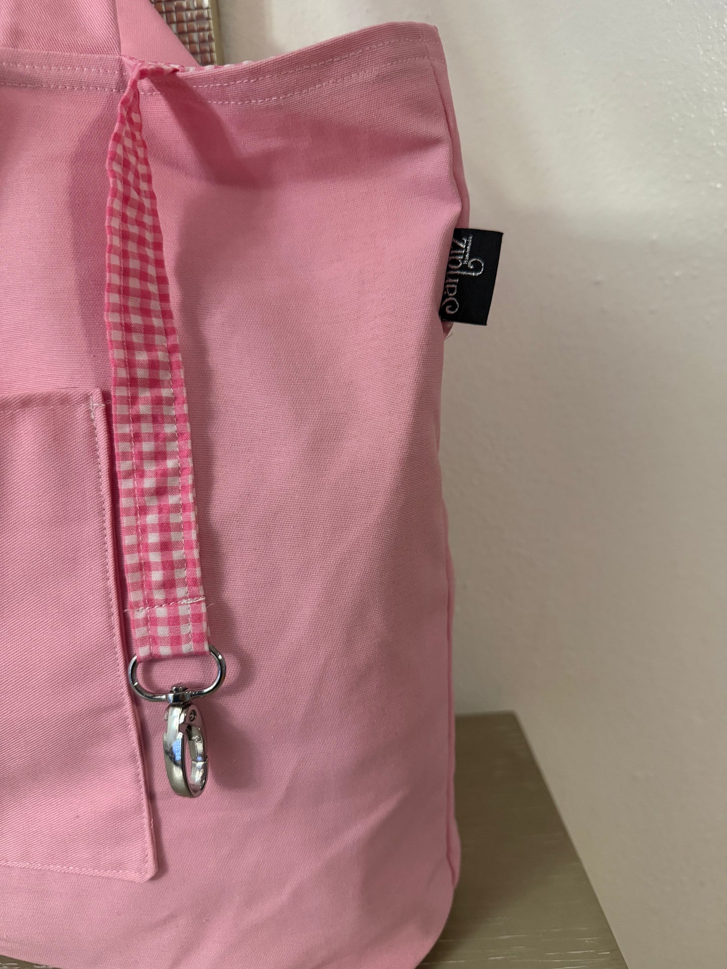 Doble Pink Tote bag, Handmade