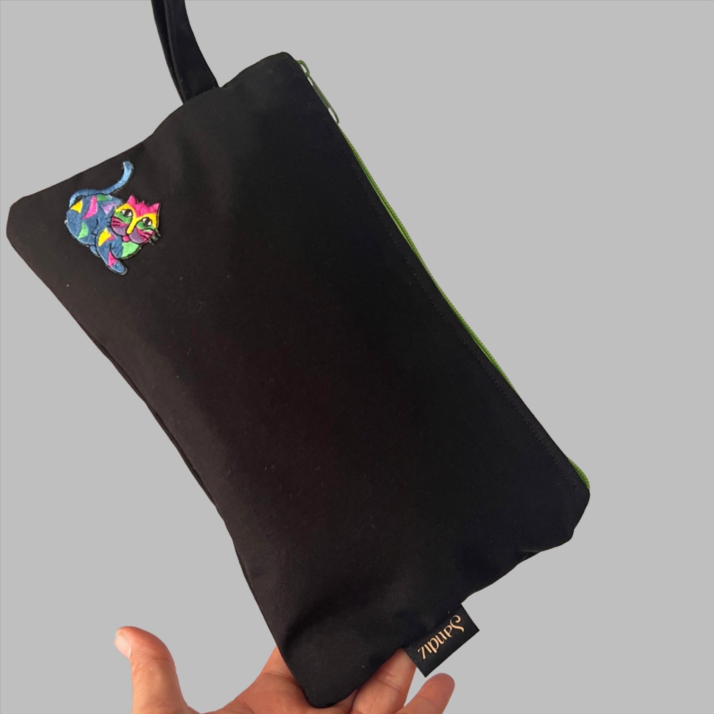 makeup bag, makeup pouch, cosmetic bag, handmade organizer