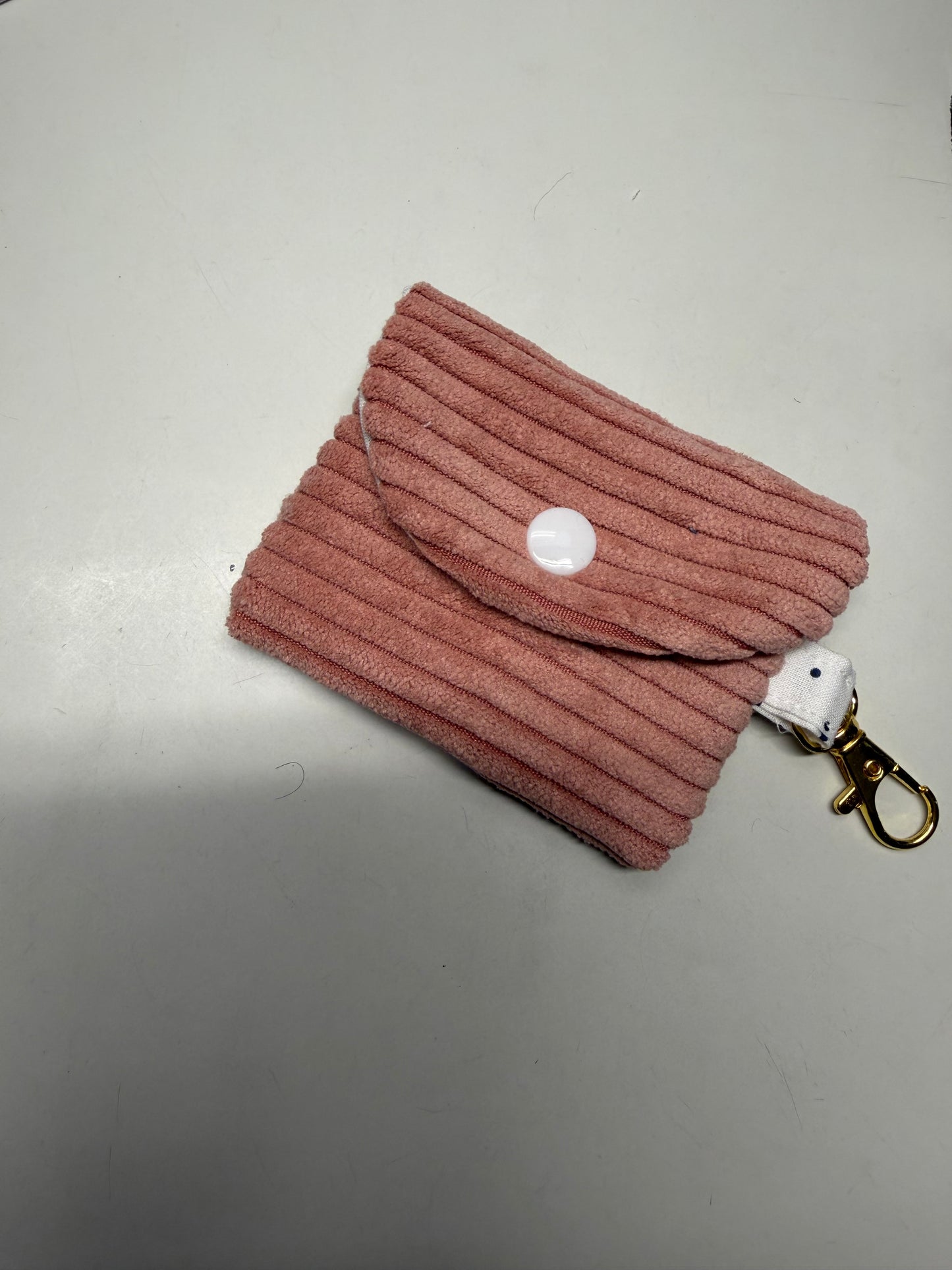 Earphone Case, Soft Protective Cover with Easy Access (Blue), Handmade