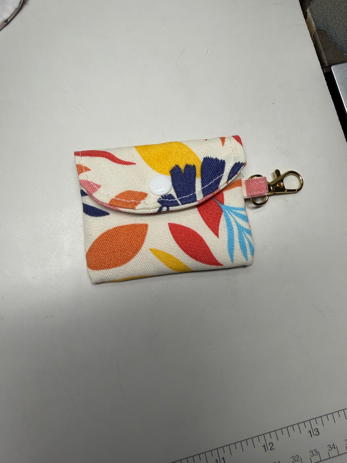 Earphone Case, Soft Protective Cover with Easy Access (Blue), Handmade