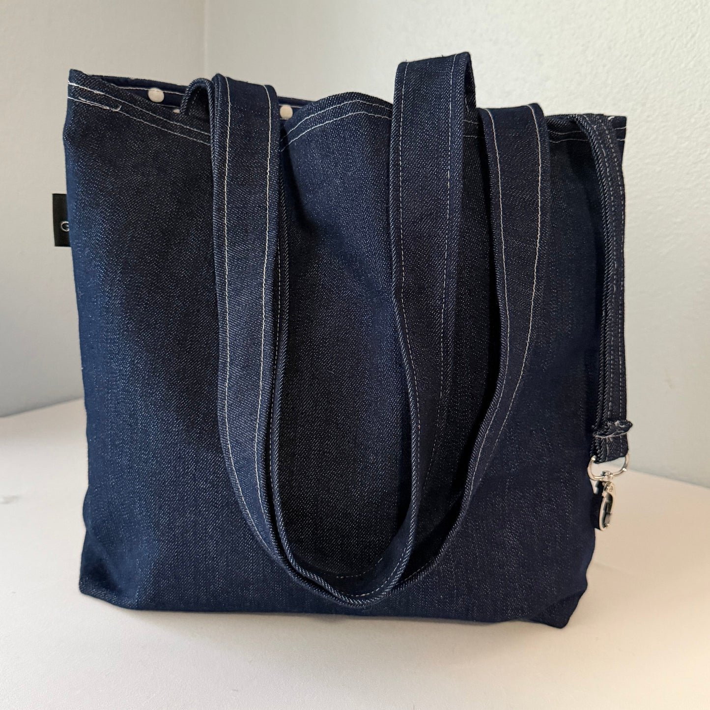 Molly Denim Tote Bag,  Small,  Handmade Bag