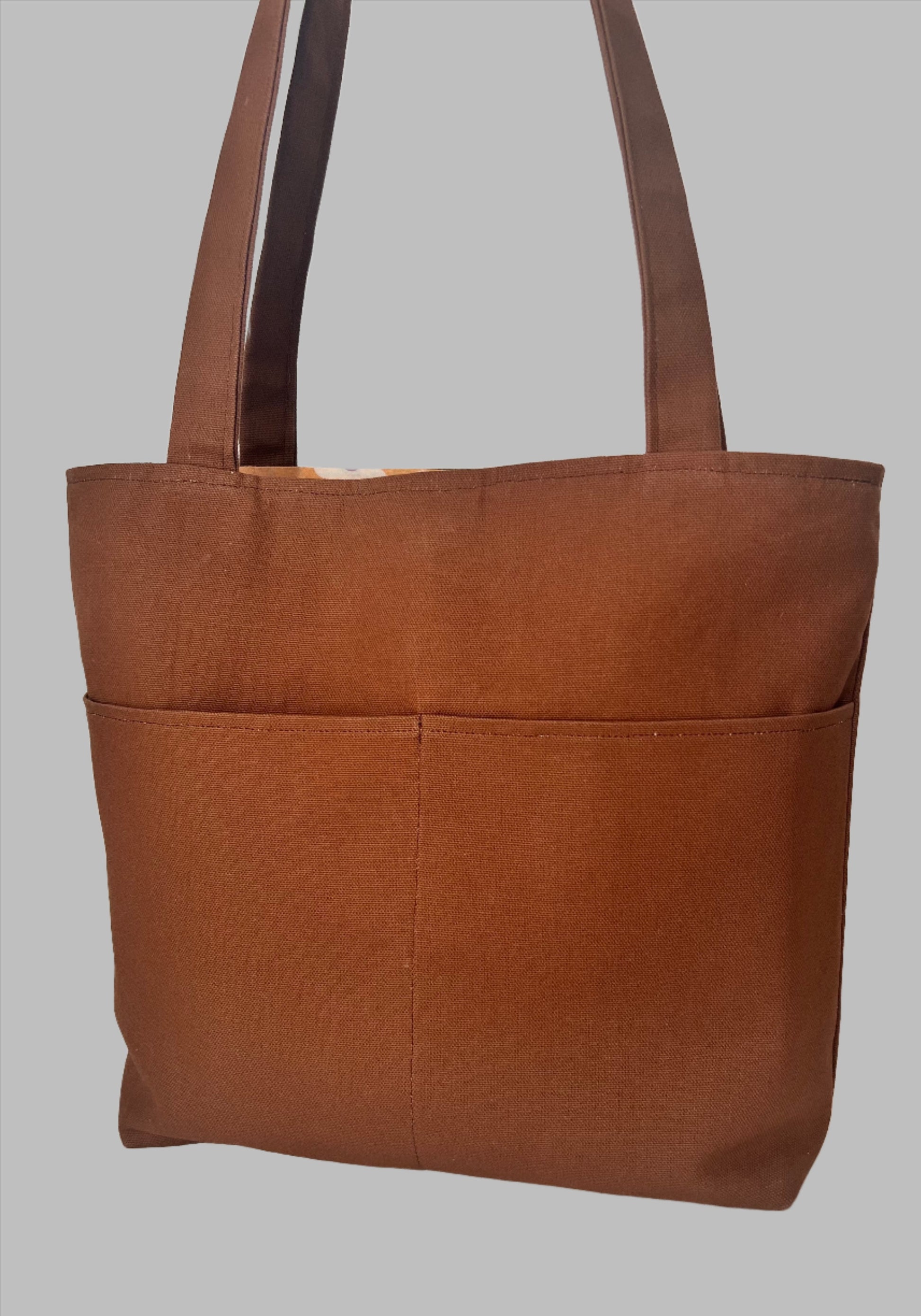 Tote Bag, Shoulder Bag, women bag, handmade bag, Canvas tote, Reusable tote, Eco-friendly tote, Cotton tote, Custom tote, Tote bag with pockets, Beach tote, small tote bag, Tote bag for work, Tote bag for school, Tote bag for groceries, Tote bag with long handles, brown tote bag