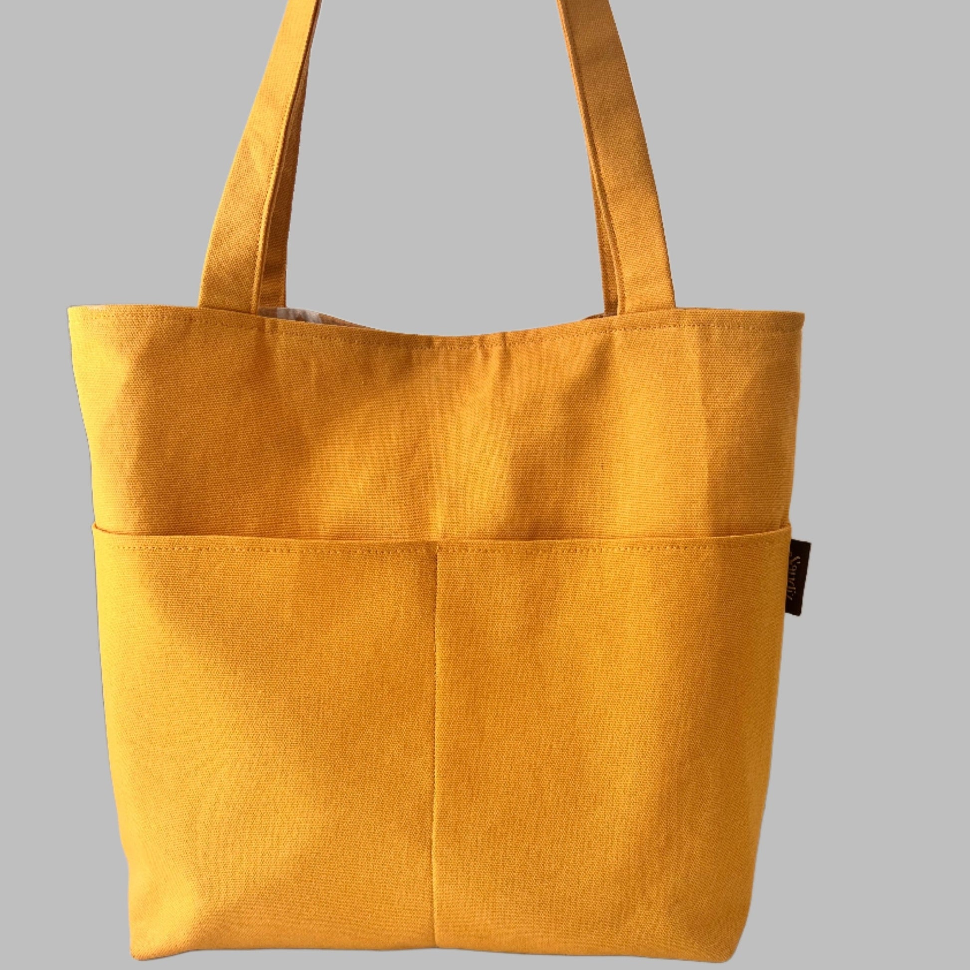 Tote Bag, Shoulder Bag, women bag, handmade bag, Canvas tote, Reusable tote, Eco-friendly tote, Cotton tote, Custom tote, Tote bag with pockets, Beach tote, small tote bag, Tote bag for work, Tote bag for school, Tote bag for groceries, Tote bag with long handles,yellow  bag