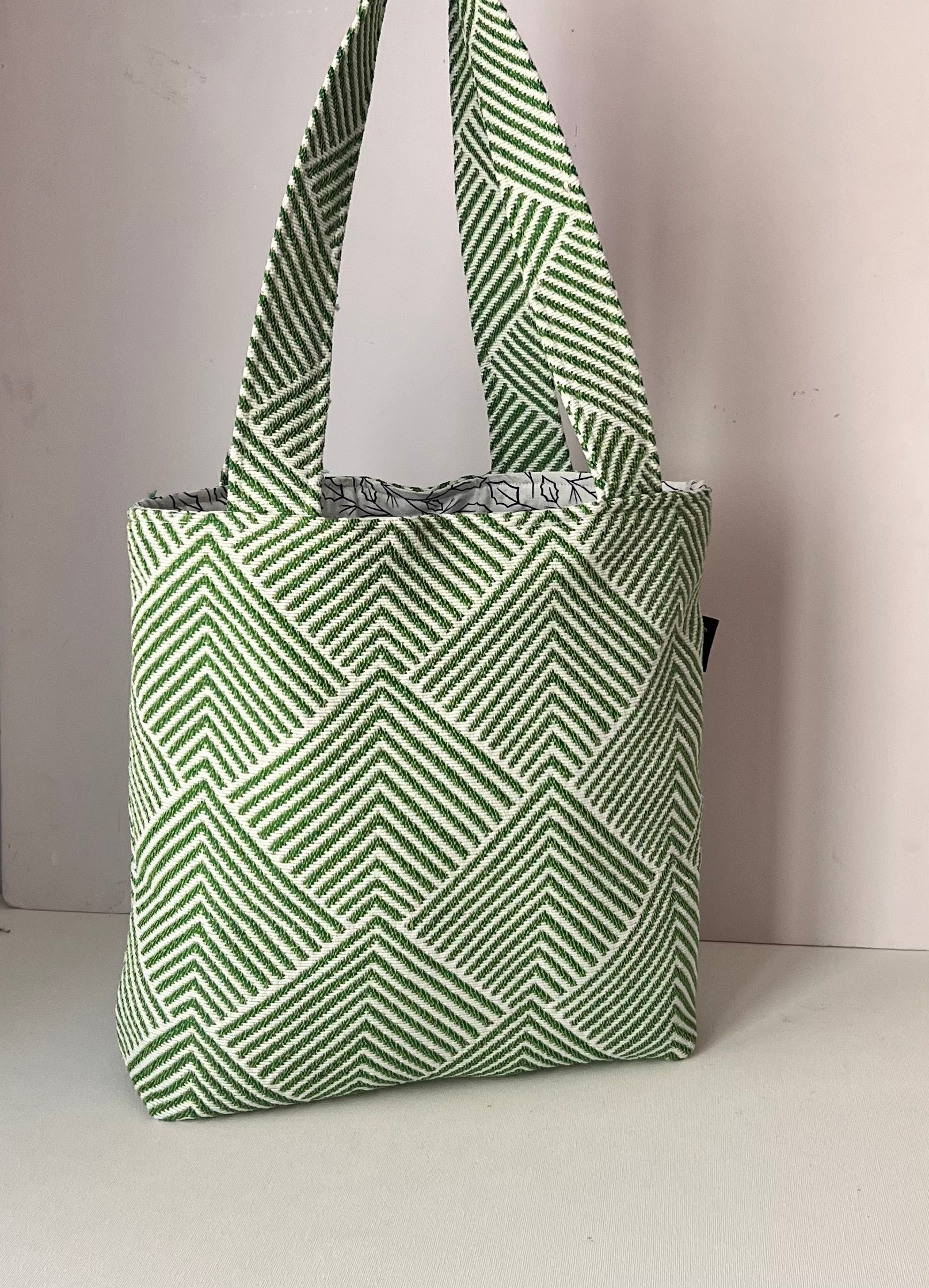 Green Tote Bag, Handmade Bags, sandiz handmade