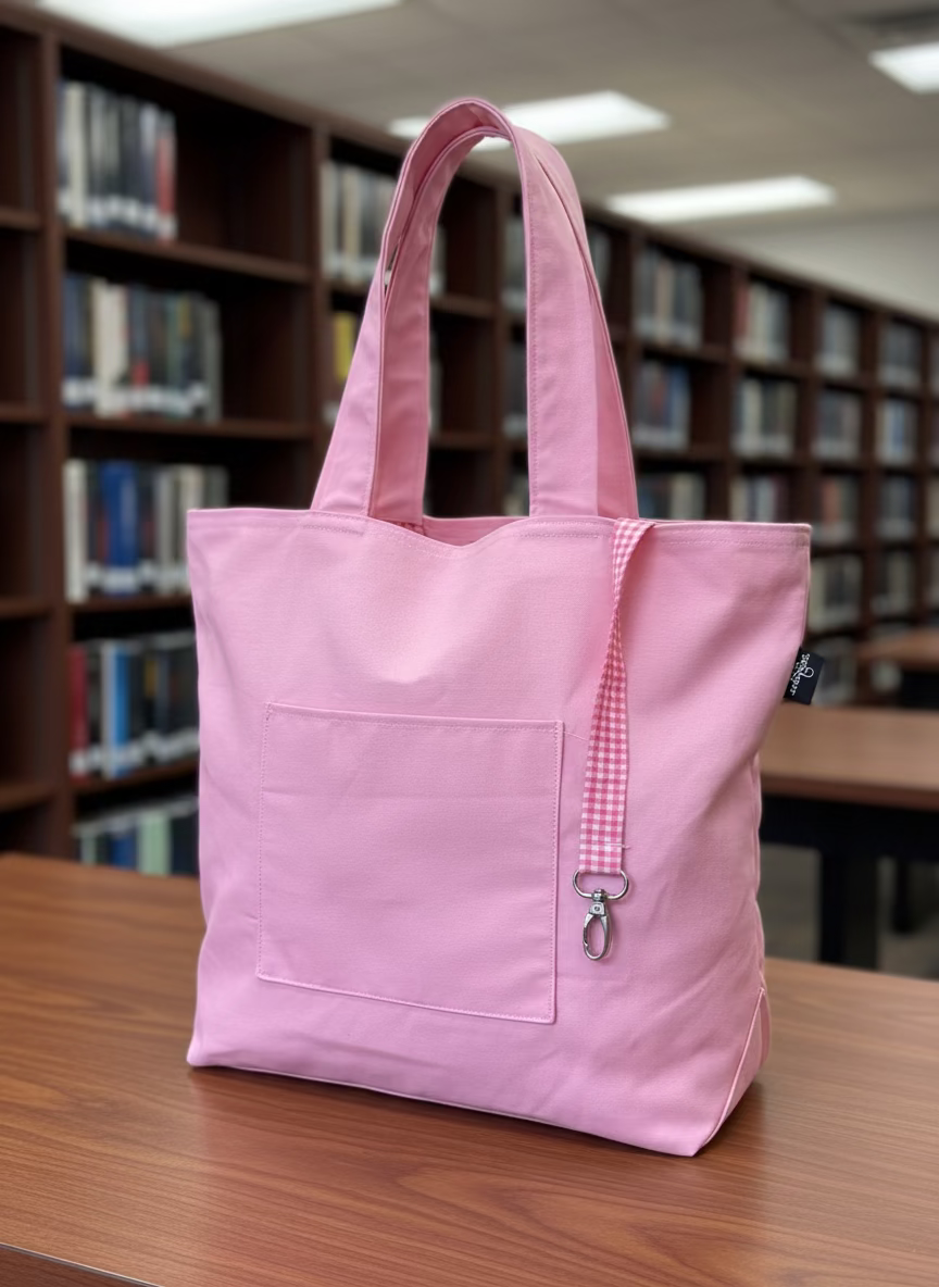 Doble Pink Tote bag, Handmade