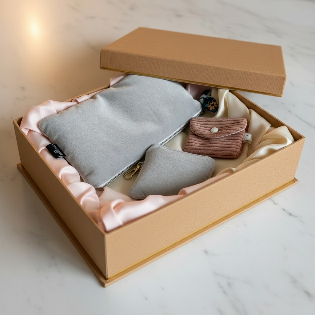 Mom Kit, Gray Velvet, Handmade