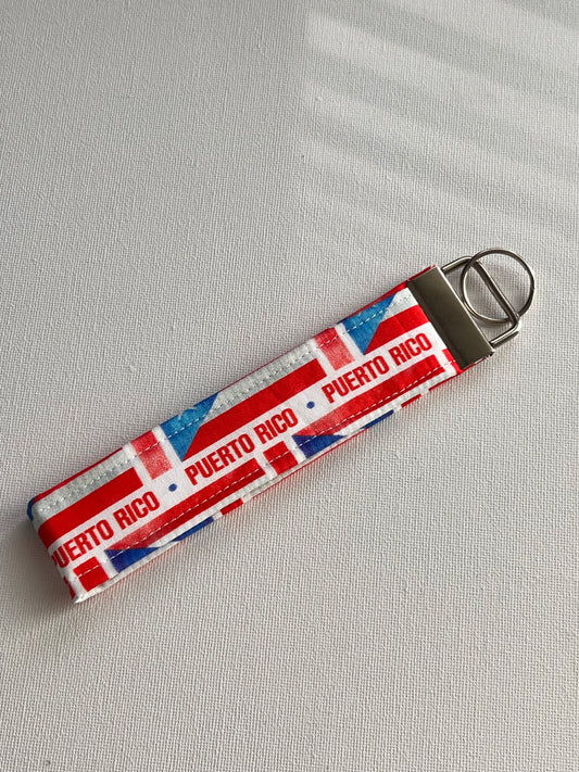 Pueto Rico Keychain, PR Flag